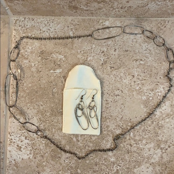 Long Necklace and Matching Earrings - Picture 1 of 2